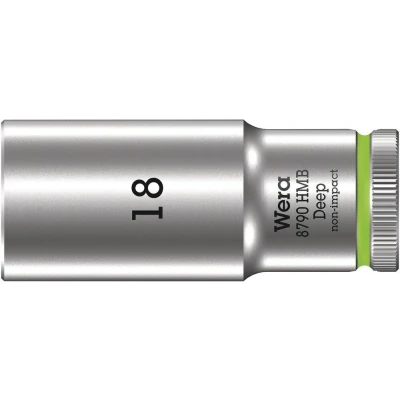 Afbeelding van Wera 05004540001 Hand en Machinedop 3/8&quot; 18 x 26 64mm 8790 HMB Deep