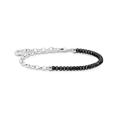 Afbeelding van Thomas Sabo Women&#039;s Bracelet 925 Silver Dyes 14 Zwart 32023683