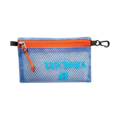 Afbeelding van Tatonka Ritszak Zip Pouch Platte opberg en documententas in verschillende maten als set doorzichtig, waterdicht robuust, blauw, S (15 x 10 cm)