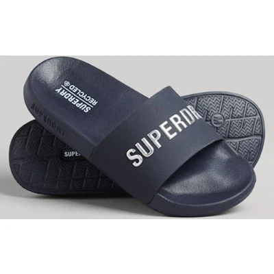 Afbeelding van Superdry CODE LOGO Muiltjes, Dames, Maat: 40 41, Rich navy Rubber/ textiel