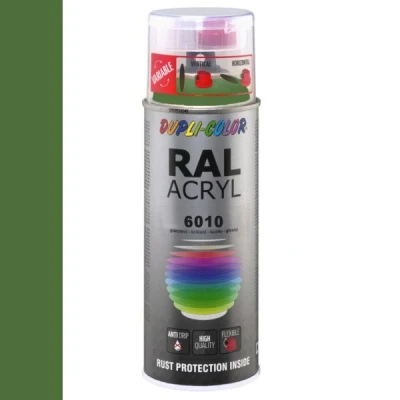 Afbeelding van Dupli Color Ral Acryl 6010 Grasgroen Hoogglans 400 ml