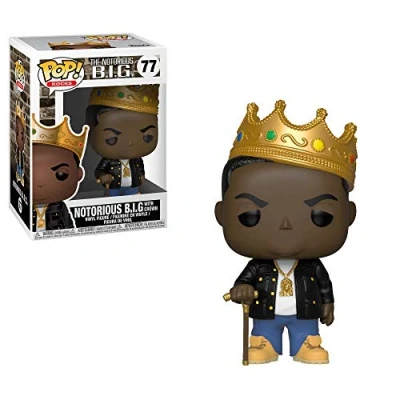 Afbeelding van Funko Pop! Rocks Notorious B.I.G. with Crown #77 Verzamelfiguur