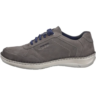 Afbeelding van Josef Seibel NEW Anvers 97 Sportieve veterschoenen, Heren, Maat: 42, Asphalt Leer