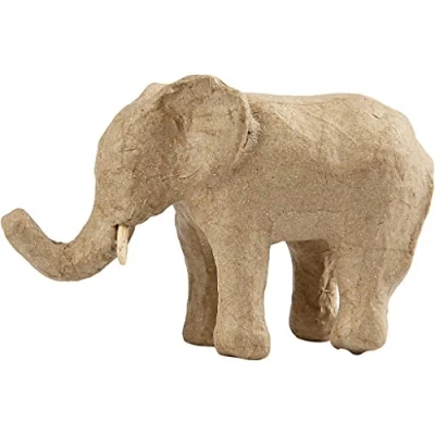 Afbeelding van Creotime Olifant 9 x 13 cm bruin
