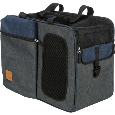 Afbeelding van Trixie Tara Honden Rugzak Grijs Blauw tot 7 kg 25 x 38 50 cm