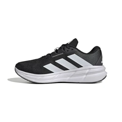 Afbeelding van adidas Performance Questar 3 Hardloopschoenen neutraal, Heren, Maat: 49 1/3, Core black/footwear white/carbon Textiel/ synthetisch