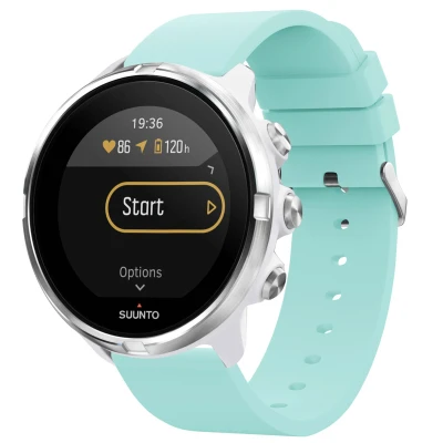 Afbeelding van Siliconen bandje Universeel 24 mm aansluiting Blauw iMoshion En TPU (zacht)