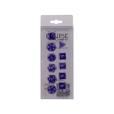 Afbeelding van Dice Set Eclipse: Royal Purple (11 delig)