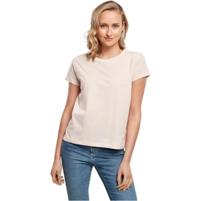 Afbeelding van Build Your Brand Dames Ladies Box Tee T Shirt, roze, S