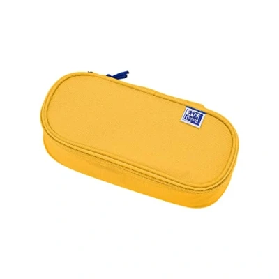 Afbeelding van Oxford, Potloodetuis, Etui, polyester, ovaal, geel