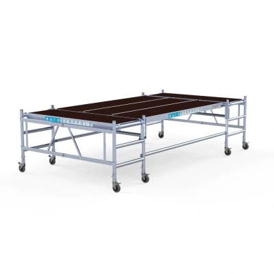 Afbeelding van Euroscaffold Stukadoors Werkplatform Laag L400xB190 3m werkhoogte