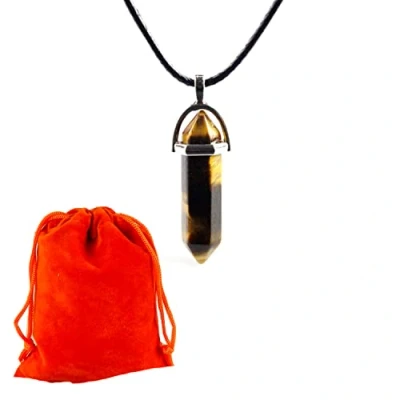 Afbeelding van Pandiui23 Halsketting van natuursteen, chakra ketting, natuurstenen hanger, M, Metaal, Niet toepassing