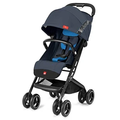 Afbeelding van GoodBaby Gold Buggy Qbit+ All Terrain, Traveller, 3 in 1 reissysteem, vanaf de geboorte tot 15 kg (ca. 4 jaar), night blue