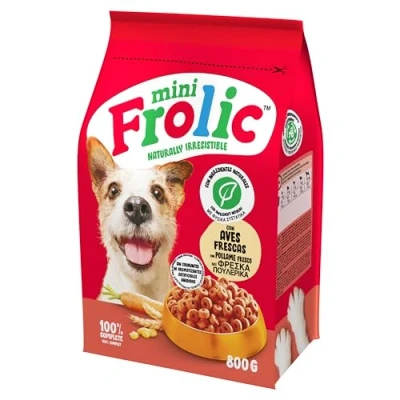 Afbeelding van Frolic Mini droogvoer voor honden, gevogelte smaak, 5 zakjes à 800 g