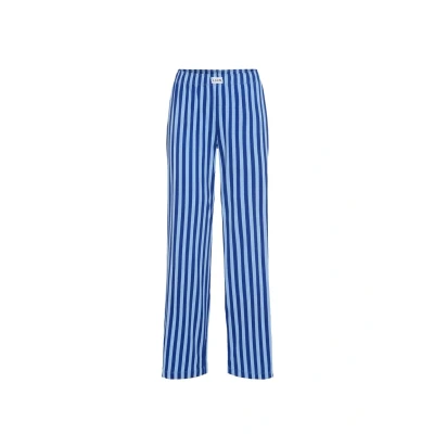 Afbeelding van Lascana Pyjamabroek, Dames, Maat: 32/34, Dunkelblau gestreift