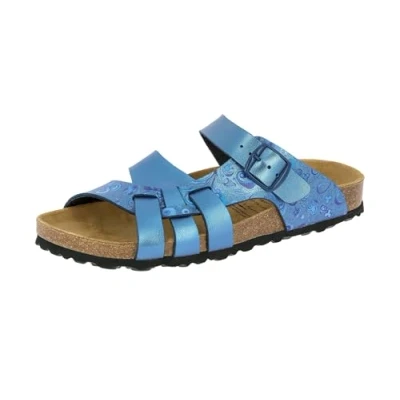 Afbeelding van Lico BIOLINE FLORA Dames Instapschoenen, Blauw, 42 EU