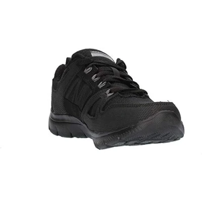 Afbeelding van Skechers Wide Fit Summits Sneakers laag, Dames, Maat: 39, Black/gunmetal Textiel