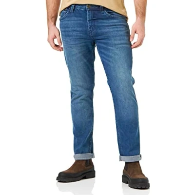 Afbeelding van TOM TAILOR Uomini Josh Regular Slim Jeans 1034661, 10281 Mid Stone Wash Denim, 29W / 32L