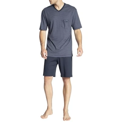 Afbeelding van Calida SET Pyjama, Heren, Maat: Small, Dark sapphire