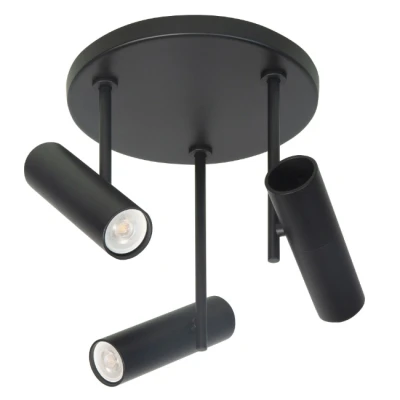Afbeelding van Spot Trend Zwart Mini GU 10 Ø 35mm 3 Lichts