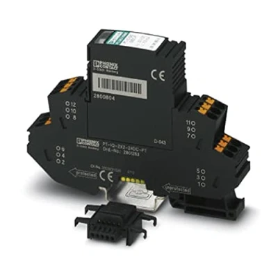 Afbeelding van Phoenix Contact 2801272 PT IQ 4X1+F 24DC Overspanningsveilige afleider Overspanningsbeveiliging voor: Verdeelkast 10 kA 1 stuk(s)