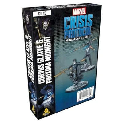 Afbeelding van Atomic Mass Games, Marvel Crisis Protocol: Character Pack: Corvus Glaive and Proxima Midnight, Miniatures Game, Ages 10+, 2+ Players, 45 Minutes Playing Time