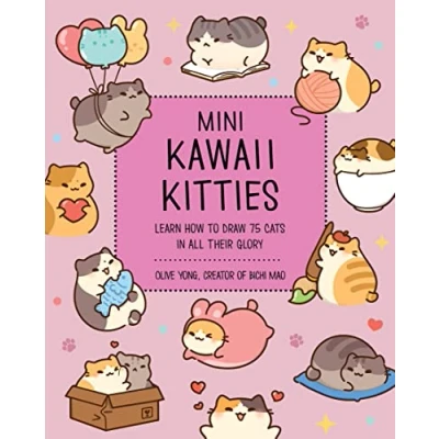 Afbeelding van Mini Kawaii Kitties: Learn How to Draw 75 Cats in All Their Glory (Volume 9)