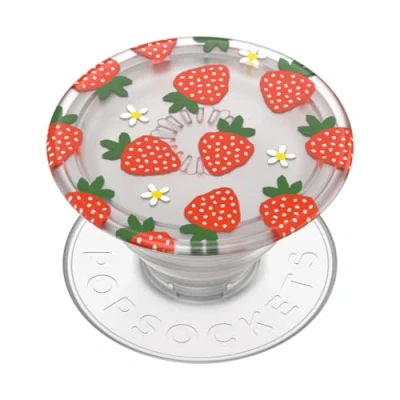 Afbeelding van PopSockets Telefoongrip PlantCore Berries and Cream Translucent