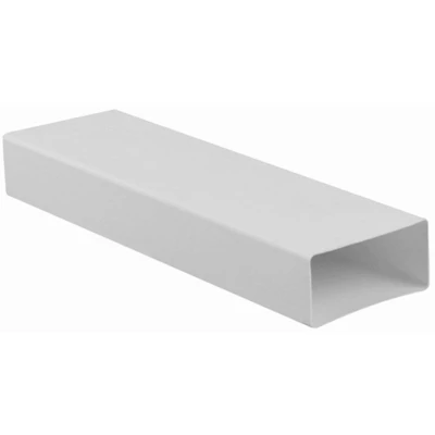 Afbeelding van Nedco kanalensysteem buisstuk 110x54mm 1000mm kunststof wit (geseald verpakt)
