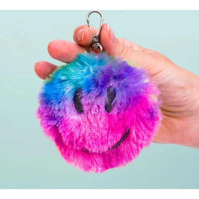 Afbeelding van Knuffel Sleutelhanger Regenboog Smiley van Bitten