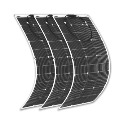 Afbeelding van 3 * 100W (300W) zonnepaneel flexibel 18V zonnemodule ideaal voor tuinhuis, camping, stacaravan