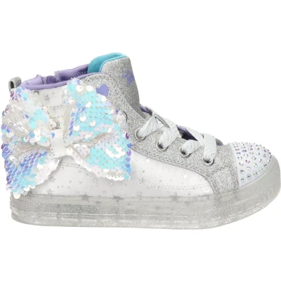 Afbeelding van Skechers Twinkle Toes meisjes sneaker Wit multi Maat 32
