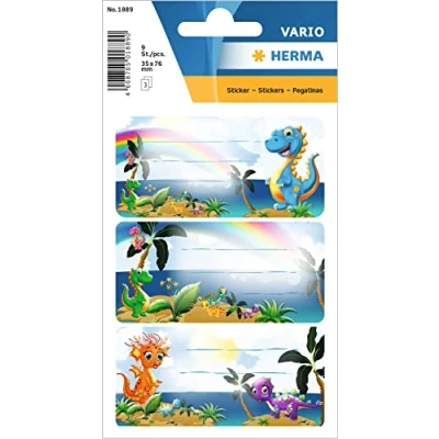 Afbeelding van Herma, Labels, Schoollabels Dinos