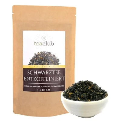 Afbeelding van zwarte thee cafeïnevrij, Assam Tee losse 500g, bladeren TGFOP1 sterke mout, TeaClub