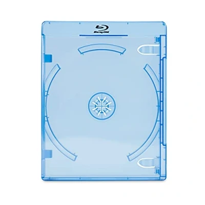 Afbeelding van 5 x Viva Elite Blu Ray 14 mm opbergkoffers voor enkele (1) schijf met logo (Pack van 5)
