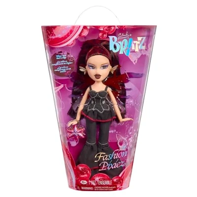 Afbeelding van Bratz Fashion Pixiez Lina Verzamelbare fantasiepop met echte mode en accessoires, vleugels veranderen in een ring