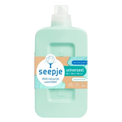 Afbeelding van 2x Seepje Vloeibaar Wasmiddel Universeel Sprankelende Jasmijn 23 Wasbeurten 1 liter