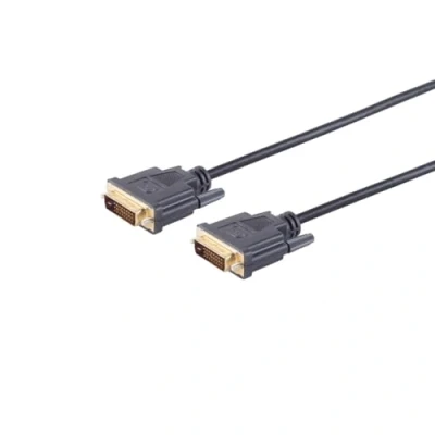 Afbeelding van DVI D Dual Link monitor kabel / zwart 1 meter
