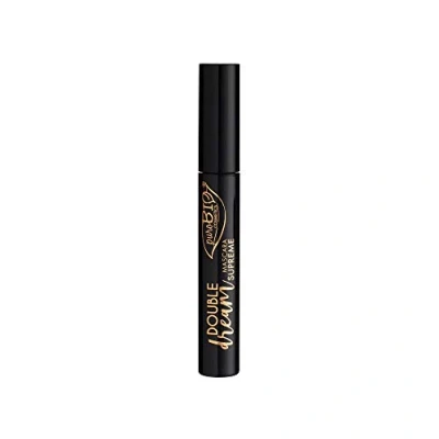 Afbeelding van PuroBIO Mascara Double Dream Supreme 11ml Zwart Intense Krul en Volume Nikkelvrij