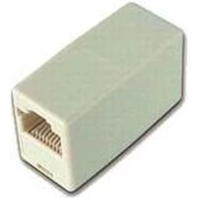 Afbeelding van Gembird 8P8C RJ45 Beige kabeladapter/verloopstukje