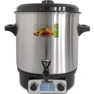 Afbeelding van Domo DO42325PC Inmaakketel digitaal Weckketel Tapkraan