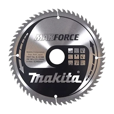 Afbeelding van Makita Zaagblad Hout 190X30x2,2 60T 15G B 32390