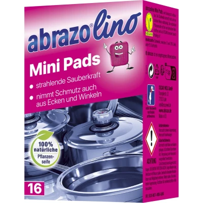 Afbeelding van Abrazo Soap pads RVS reinigingspads met zeep keukenreiniger