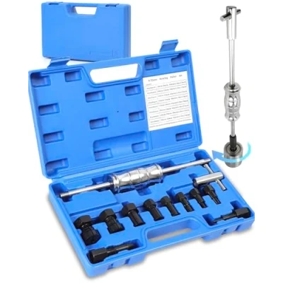 Afbeelding van XSTARYE 8 32 mm 12 stuks motorfiets binnenlager trekker met glijhamer zakgat binnenlagertrekker fiets wiellager set uitbreidbare spantangen