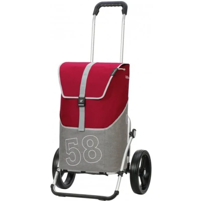 Afbeelding van Andersen Royal Shopper Filip Boodschappentrolley red Trolley
