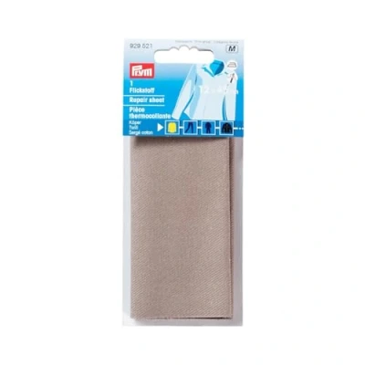 Afbeelding van PRYM 40 x 10 cm/0,04 m SQ reparatietabel twill voor ironing on, grijs