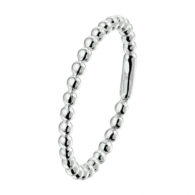 Afbeelding van Witgouden Aanschuifring bolletjes 4104721 19.00 mm (60)