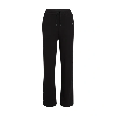 Afbeelding van KARL Lagerfeld IKON Patch Trainingsbroek, Dames, Maat: Large, Black