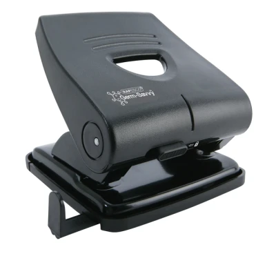 Afbeelding van Perforator Rapesco PF827PB2 2 gaats Antibacterieel 30 vel Zwart