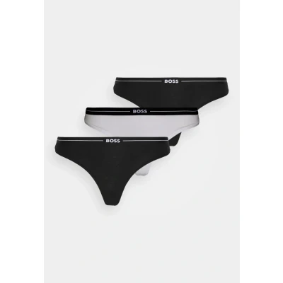 Afbeelding van BOSS Thong 3 PACK String, Dames, Maat: Medium, Open white